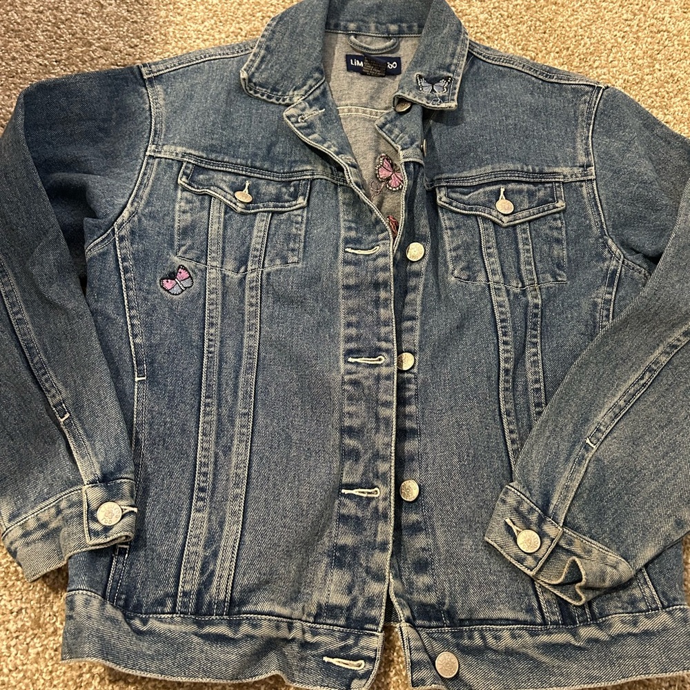 Limited Too vintage Jean jacket size large